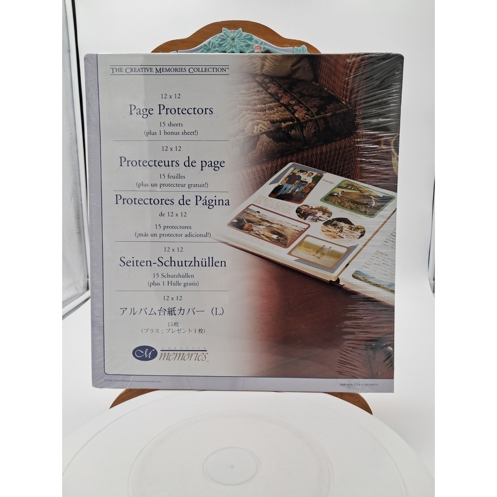 2 Pack 12 X 12 Creative Memories Scrapbook Page Protectors. 15 Pages‎ Each